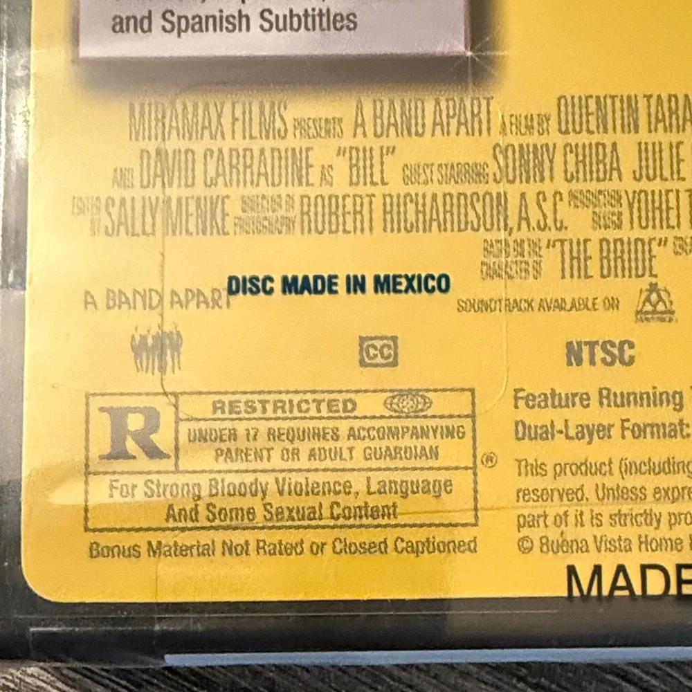 Kill Bill Volume 1 DVD / BUNDLE AND SAVE ON MOVIES - Picture 4 of 7